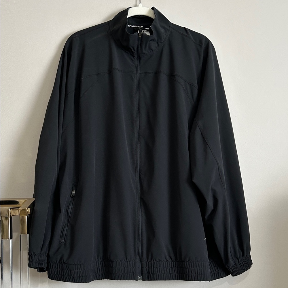 Jordan XL Dri-FIT Sport Light Women's Woven Jacket mesh underlay Black/Off-Noir